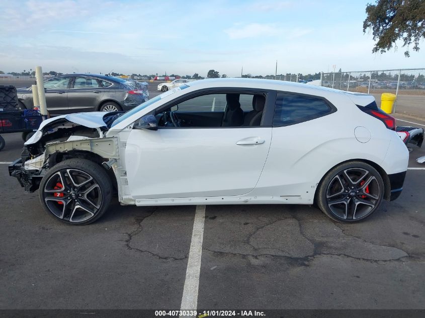 2020 Hyundai Veloster N VIN: KMHT36AH1LU003557 Lot: 40730339