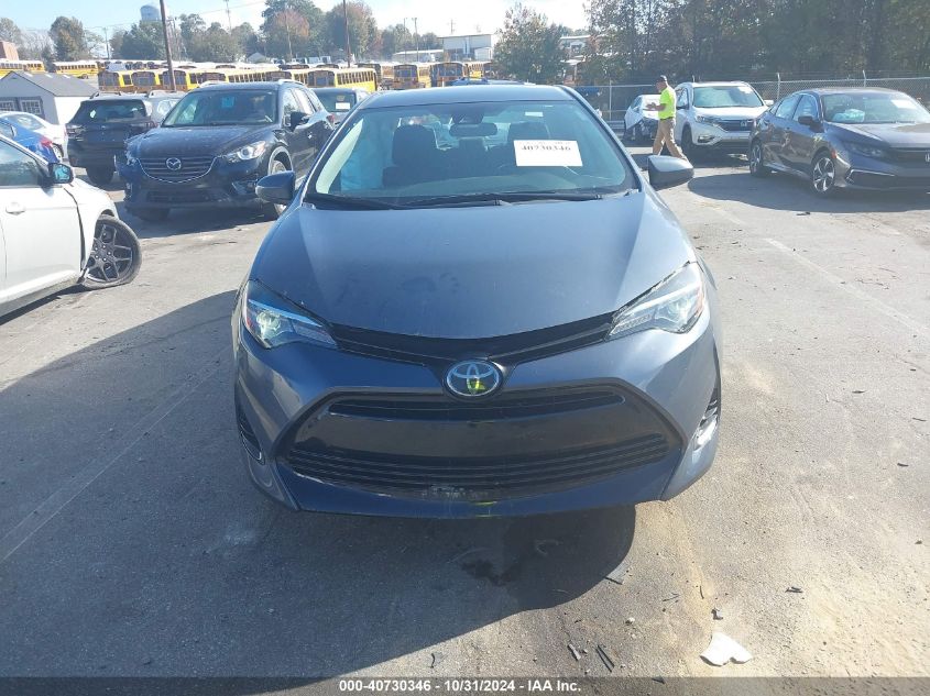 2019 Toyota Corolla Le VIN: 5YFBURHE6KP946288 Lot: 40730346