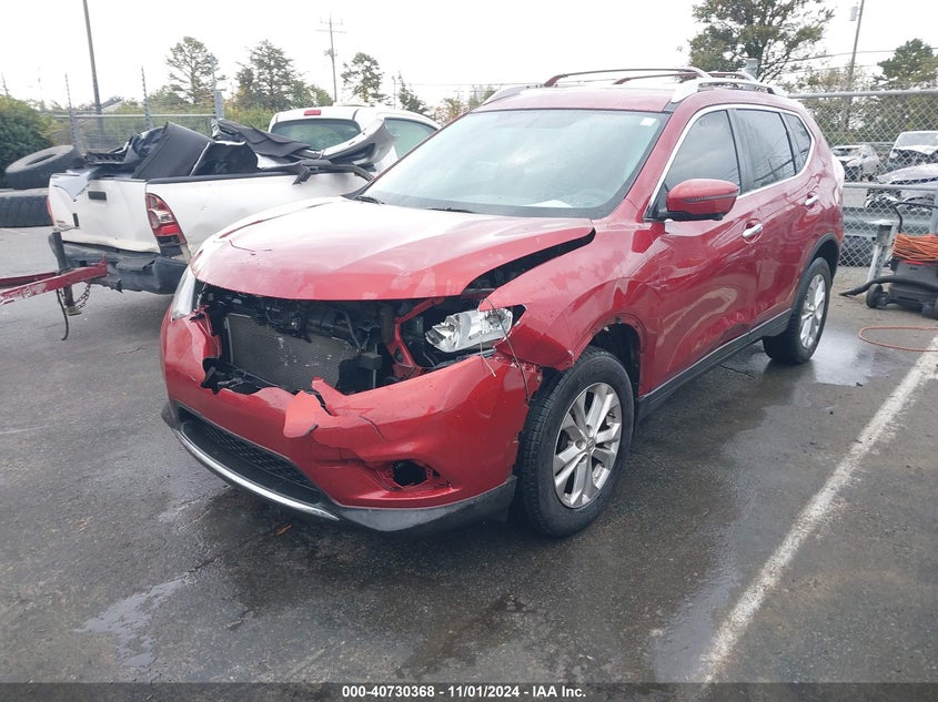 2016 NISSAN ROGUE SV - KNMAT2MV1GP693580