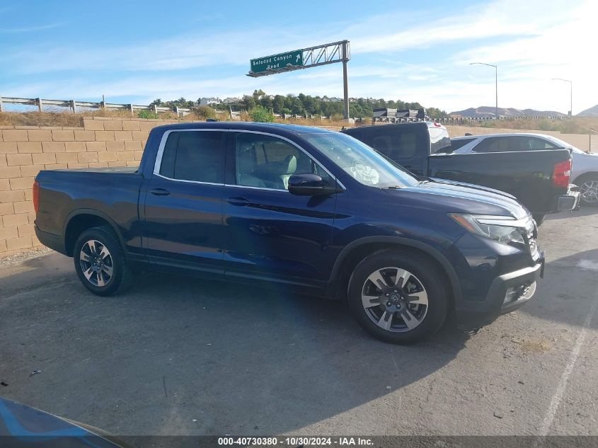 2018 Honda Ridgeline Rtl VIN: 5FPYK2F5XJB001145 Lot: 40730380