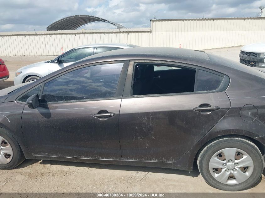 2017 Kia Forte Lx VIN: 3KPFK4A75HE140877 Lot: 40730384