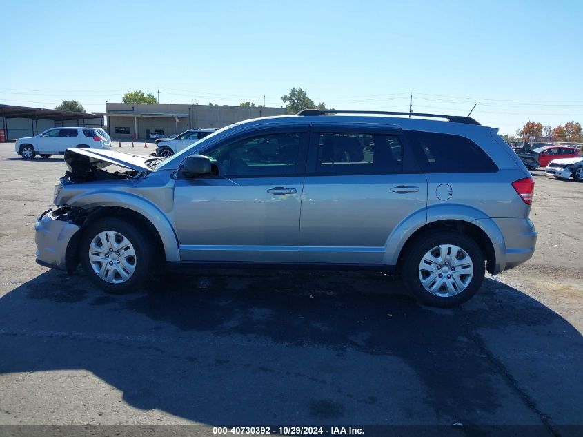 2018 Dodge Journey Se VIN: 3C4PDCAB2JT383853 Lot: 40730392