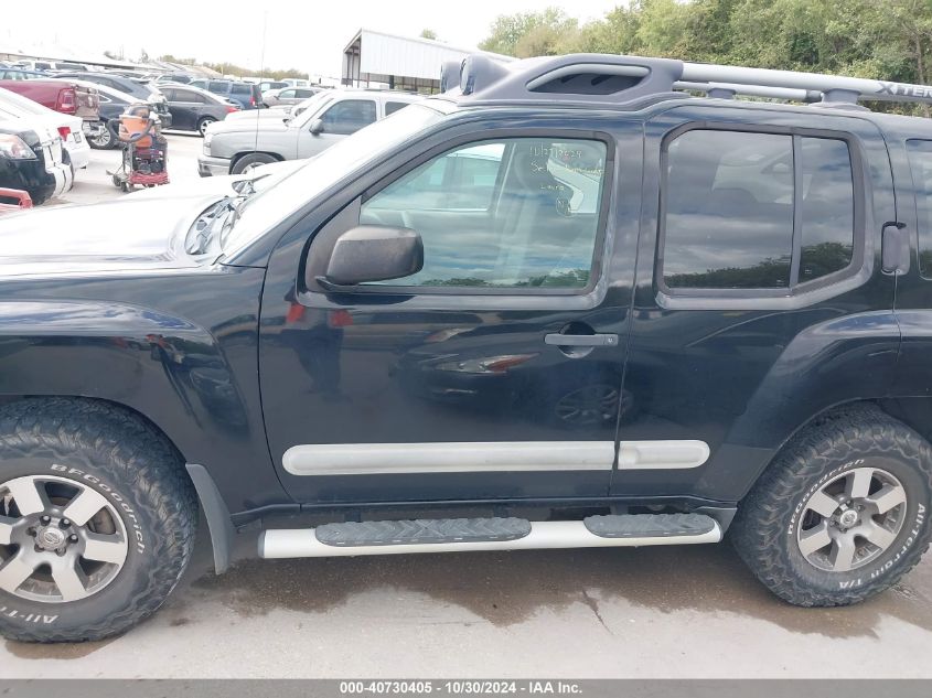 2011 Nissan Xterra Pro-4X VIN: 5N1AN0NW1BC504394 Lot: 40730405