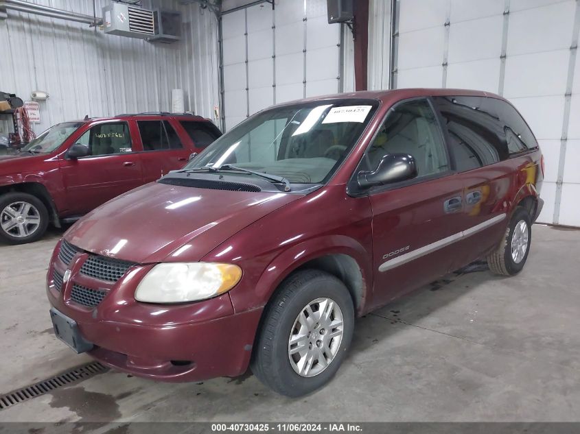 2001 Dodge Caravan Se VIN: 1B4GP25321B153832 Lot: 40730425