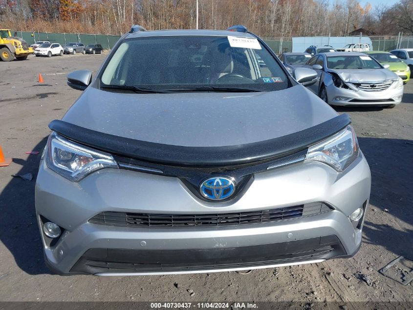 2017 Toyota Rav4 Hybrid Limited VIN: JTMDJREV0HD082811 Lot: 40730437