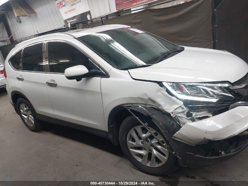 2016 Honda Cr-V Ex-L VIN: 5J6RM3H76GL015510 Lot: 40730444