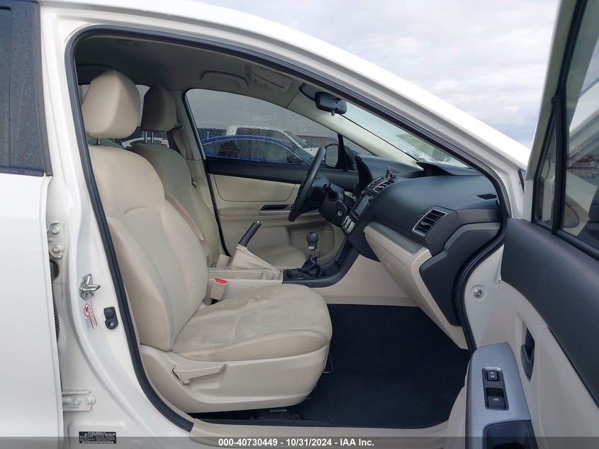 2015 SUBARU IMPREZA VIN: JF1GJAA6XFG016815