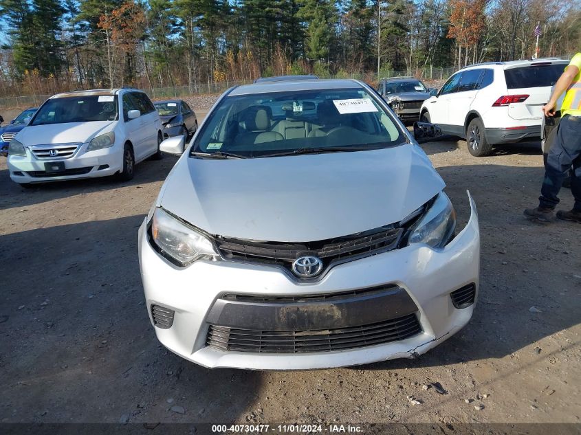 2016 Toyota Corolla Le VIN: 2T1BURHE8GC526734 Lot: 40730477