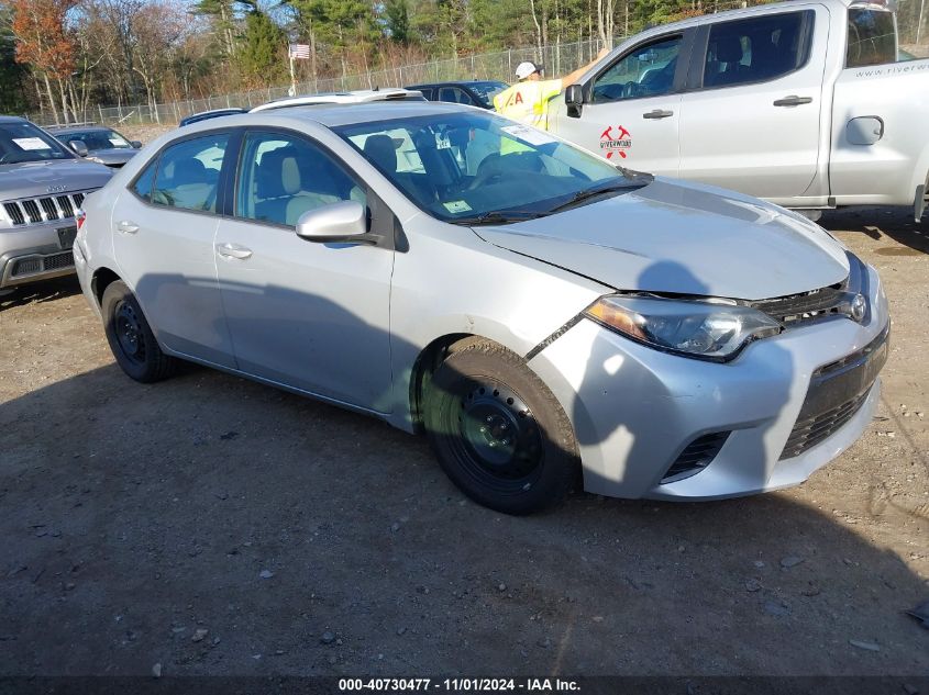 VIN 2T1BURHE8GC526734 2016 Toyota Corolla, LE no.1