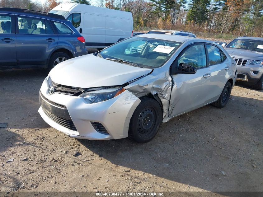 VIN 2T1BURHE8GC526734 2016 Toyota Corolla, LE no.2