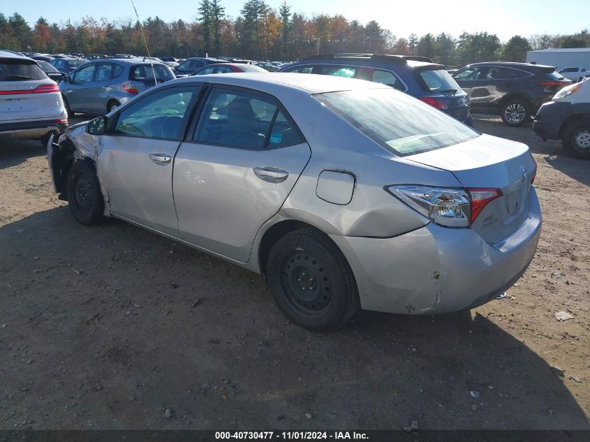 VIN 2T1BURHE8GC526734 2016 Toyota Corolla, LE no.3