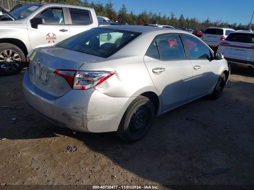 VIN 2T1BURHE8GC526734 2016 Toyota Corolla, LE no.4