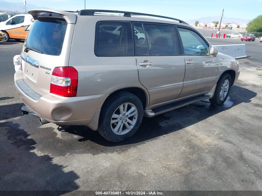 JTEEW21A360014647 2006 TOYOTA HIGHLANDER photo no. 4