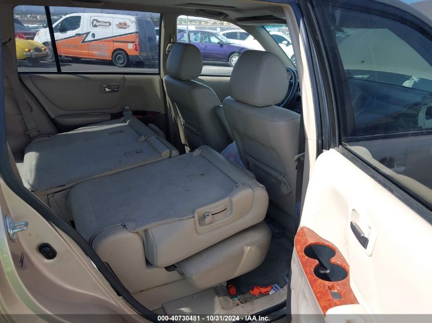 2006 Toyota Highlander Hybrid Limited V6 VIN: JTEEW21A360014647 Lot: 40730481