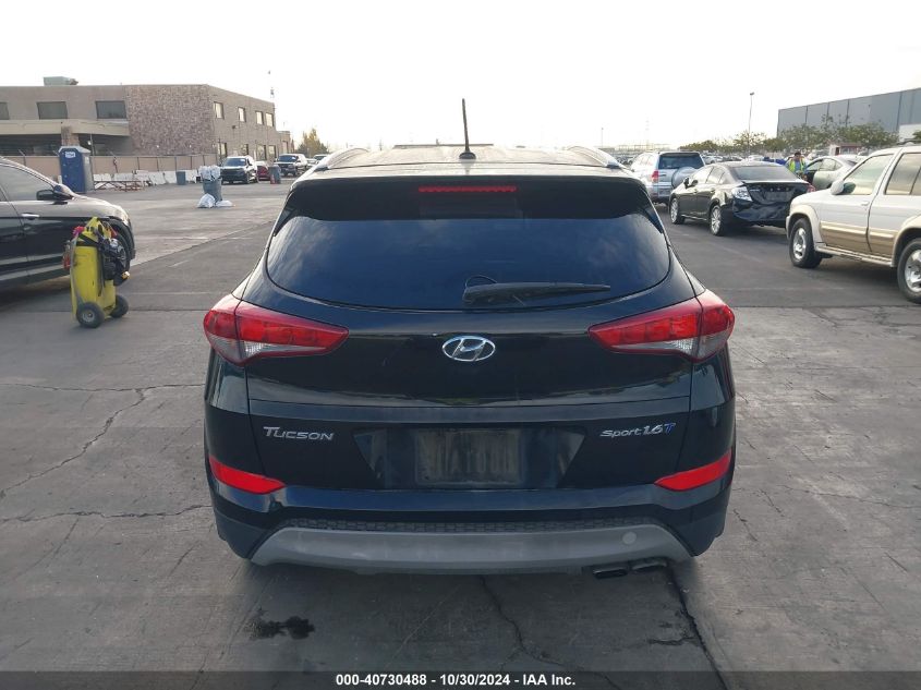 2017 Hyundai Tucson Sport VIN: KM8J33A2XHU353682 Lot: 40730488