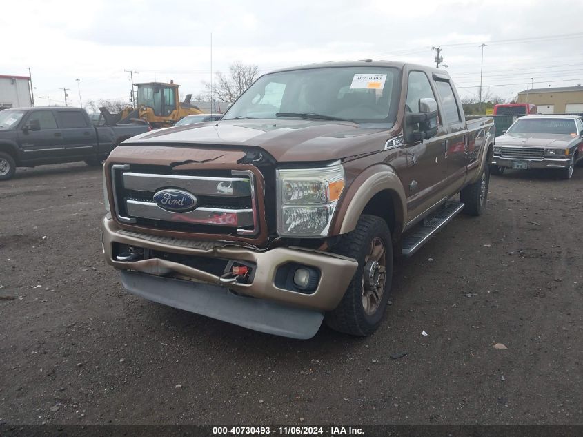 2011 Ford F-350 Lariat VIN: 1FT8W3BT6BEA61644 Lot: 40730493