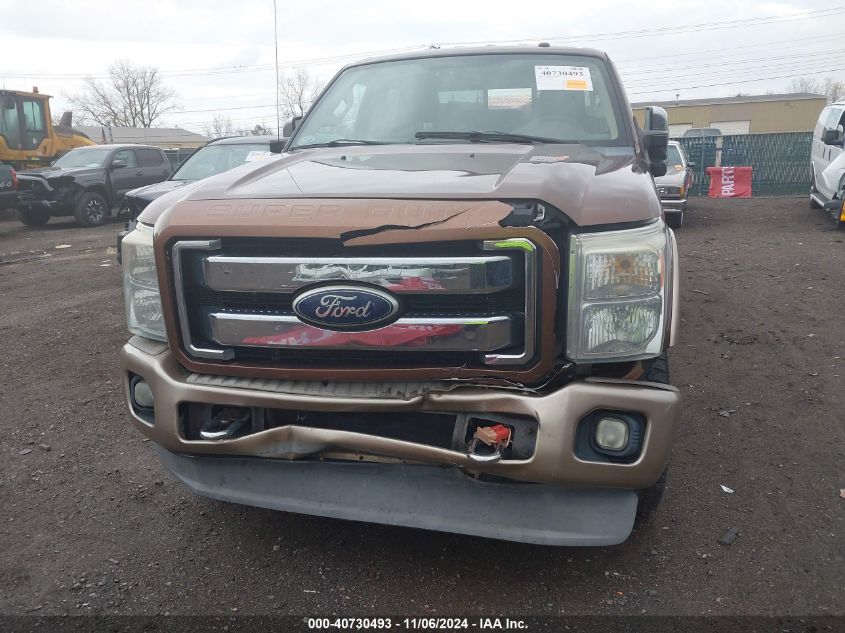 2011 Ford F-350 Lariat VIN: 1FT8W3BT6BEA61644 Lot: 40730493