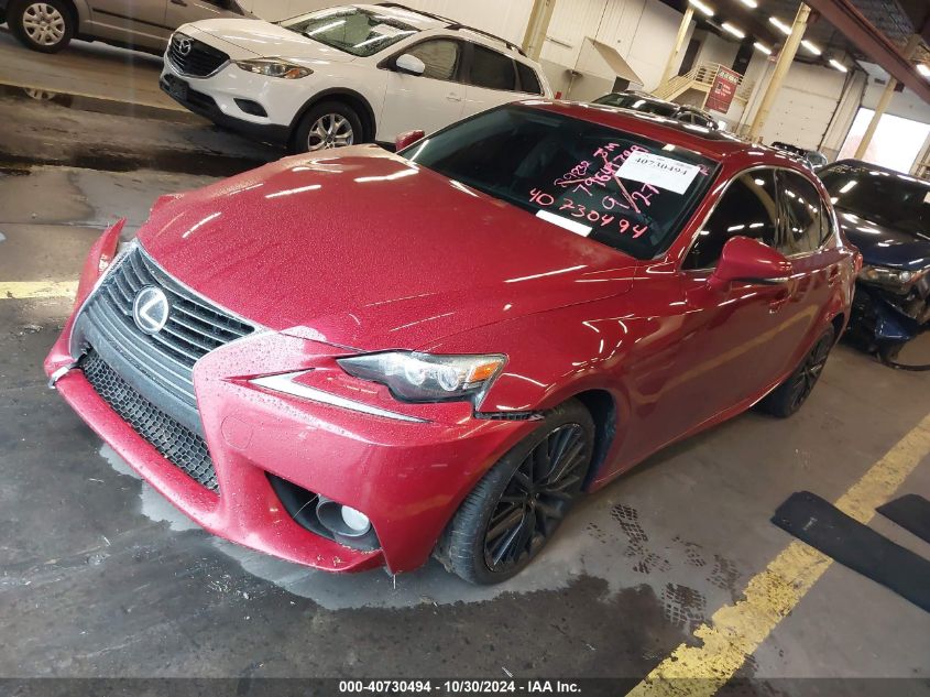 VIN JTHCF1D23E5010849 2014 LEXUS IS 250 no.2