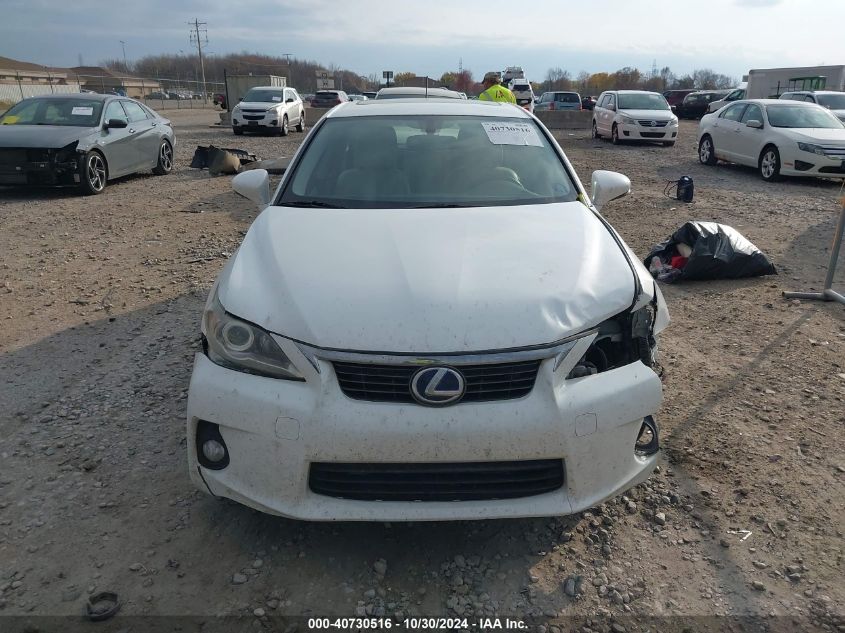 2011 Lexus Ct 200H Premium VIN: JTHKD5BH9B2037292 Lot: 40730516