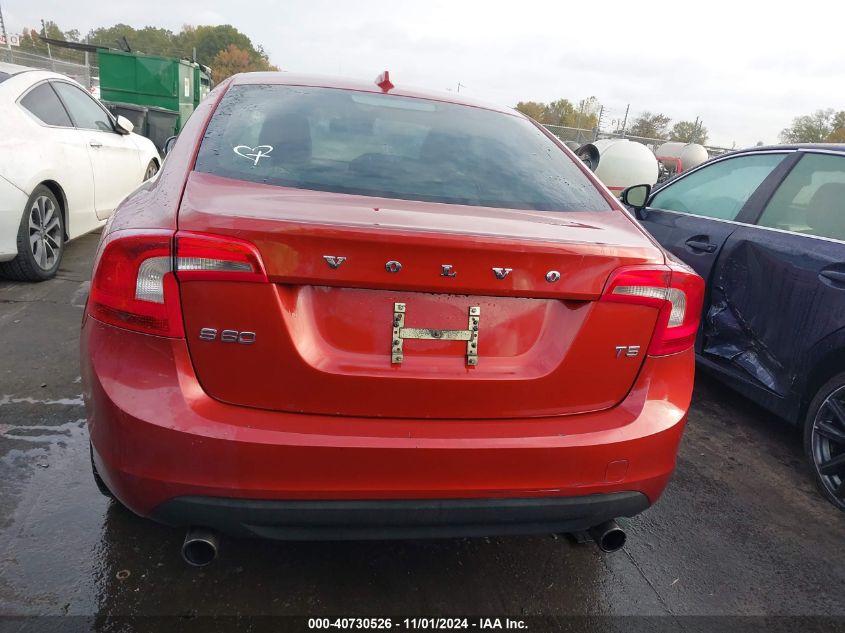 2012 Volvo S60 T5 VIN: YV1622FS9C2136297 Lot: 40730526