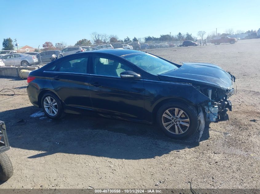 2014 Hyundai Sonata Gls VIN: 5NPEB4AC8EH837282 Lot: 40730558