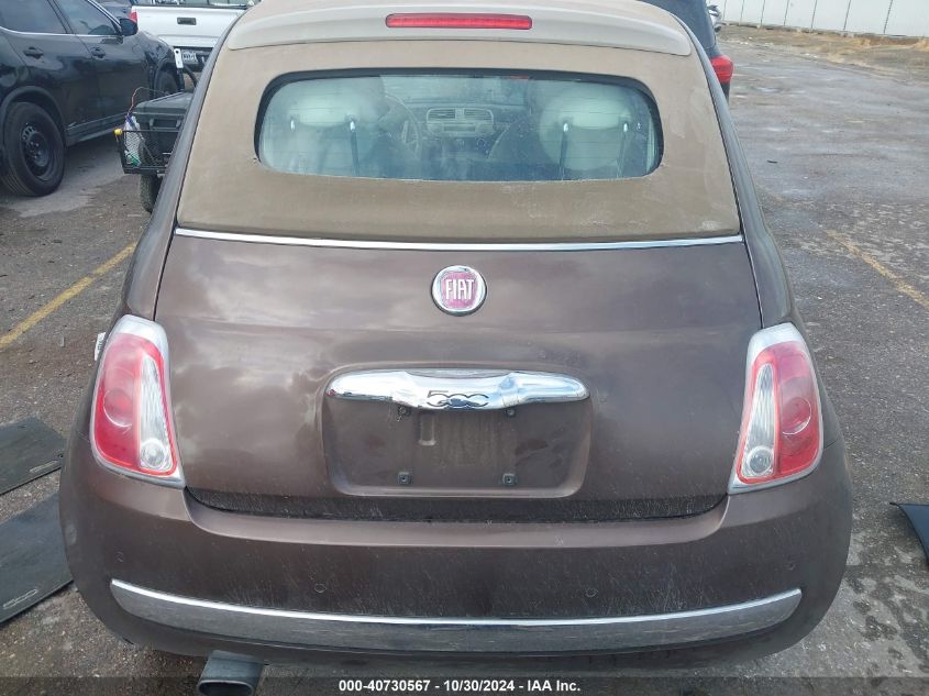 2012 Fiat 500C Lounge VIN: 3C3CFFER6CT296093 Lot: 40730567