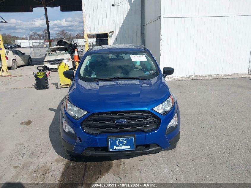 2021 Ford Ecosport S VIN: MAJ6S3FL7MC455462 Lot: 40730591