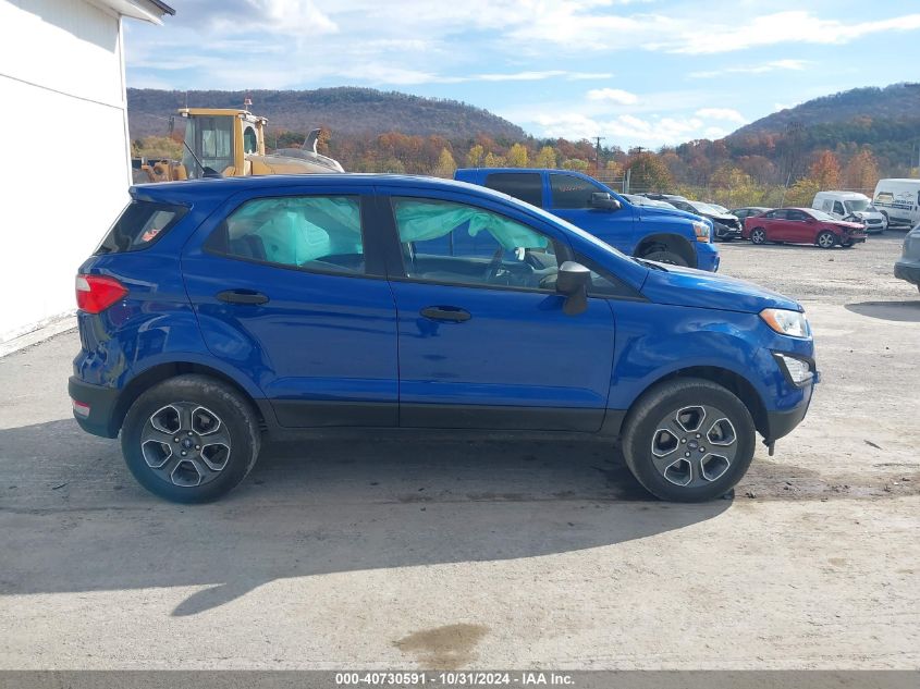 2021 Ford Ecosport S VIN: MAJ6S3FL7MC455462 Lot: 40730591