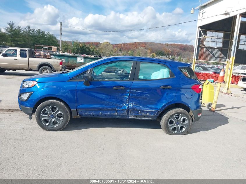 2021 Ford Ecosport S VIN: MAJ6S3FL7MC455462 Lot: 40730591