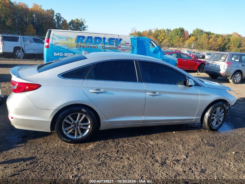 2016 Hyundai Sonata Se VIN: 5NPE24AF8GH388375 Lot: 40730621