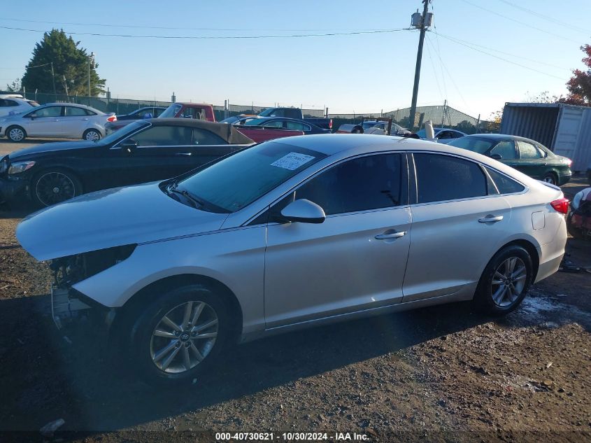 2016 Hyundai Sonata Se VIN: 5NPE24AF8GH388375 Lot: 40730621