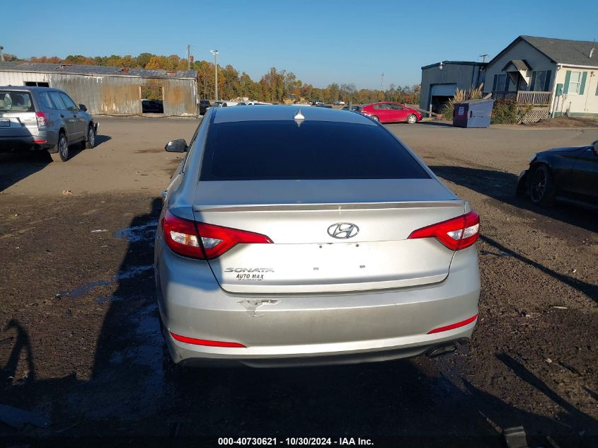 2016 Hyundai Sonata Se VIN: 5NPE24AF8GH388375 Lot: 40730621