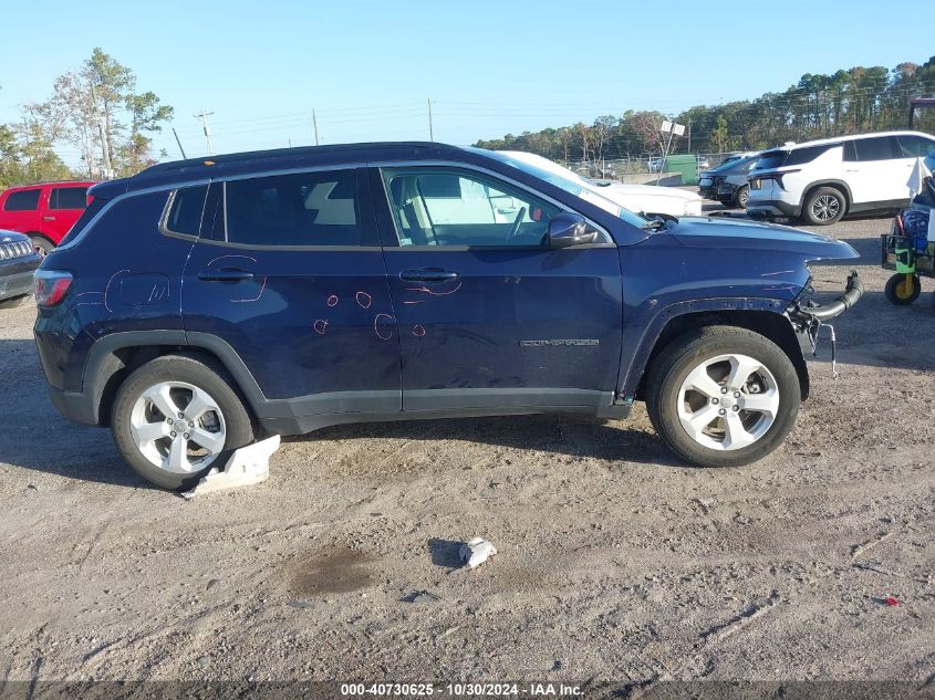 2020 Jeep Compass Latitude Fwd VIN: 3C4NJCBB5LT135954 Lot: 40730625