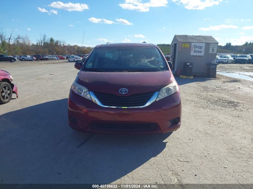 2014 Toyota Sienna Le V6 8 Passenger VIN: 5TDKK3DC8ES496291 Lot: 40730632