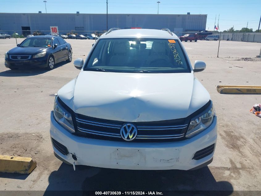 2017 Volkswagen Tiguan 2.0T/2.0T S VIN: WVGAV7AX1HK041078 Lot: 40730639