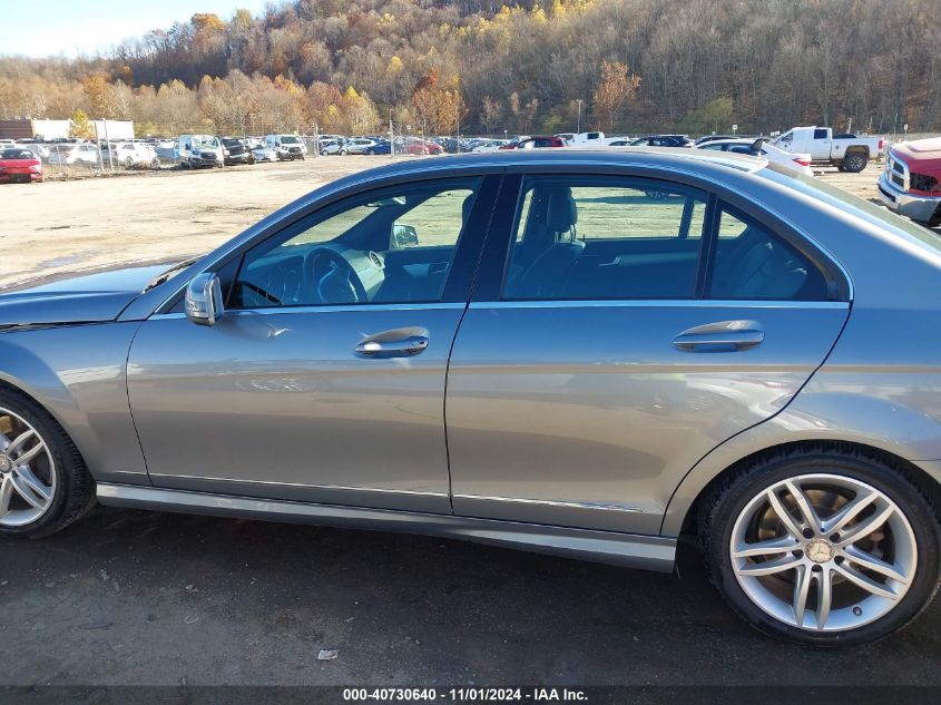 2014 Mercedes-Benz C 300 C 300 Luxury/Sport 4Matic VIN: WDDGF8AB4EG243357 Lot: 40730640