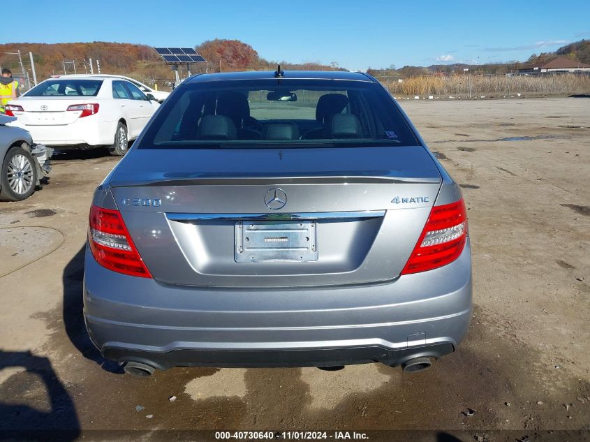 2014 Mercedes-Benz C 300 C 300 Luxury/Sport 4Matic VIN: WDDGF8AB4EG243357 Lot: 40730640