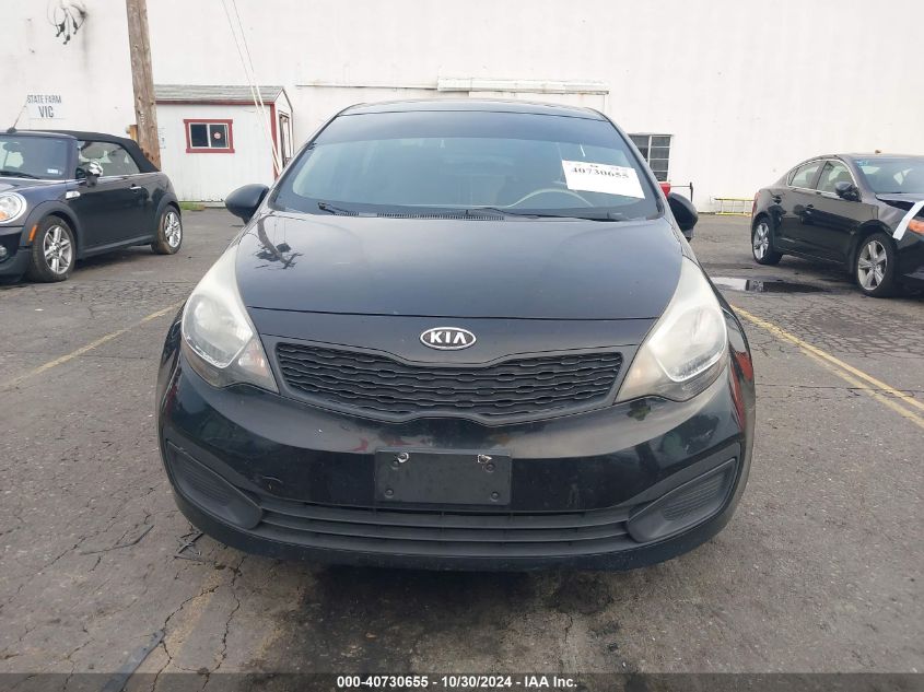 2012 Kia Rio Lx VIN: KNADM4A37C6087142 Lot: 40730655