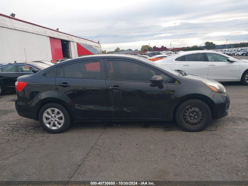 2012 Kia Rio Lx VIN: KNADM4A37C6087142 Lot: 40730655