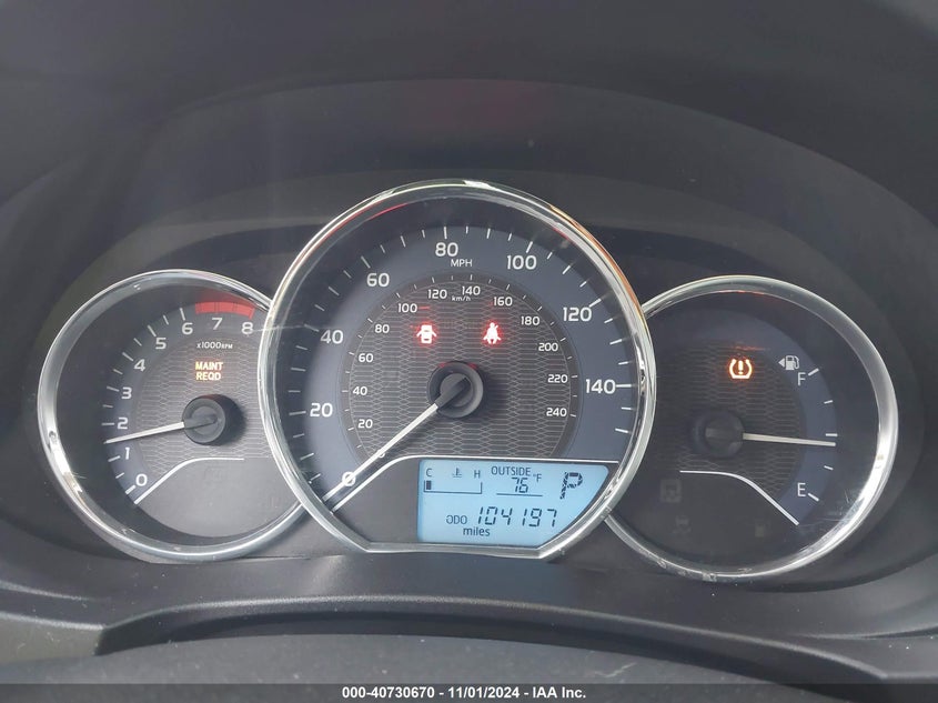 2014 TOYOTA COROLLA LE - 5YFBURHE1EP009840