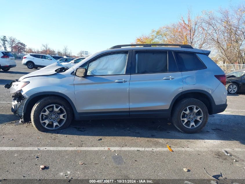 2023 Honda Passport Awd Trailsport VIN: 5FNYF8H62PB035272 Lot: 40730677