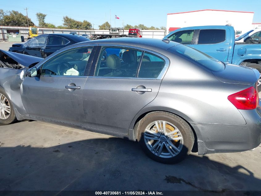 2012 Infiniti G37 Journey VIN: JN1CV6AP7CM629462 Lot: 40730681