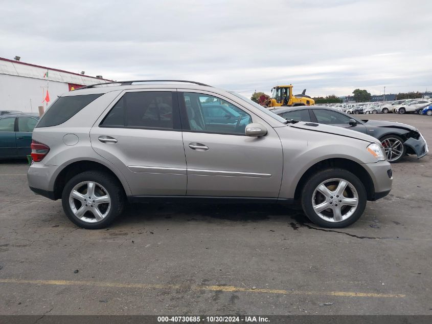 2007 Mercedes-Benz Ml 350 4Matic VIN: 4JGBB86E67A212275 Lot: 40730685