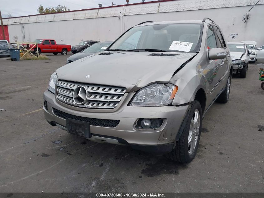 2007 Mercedes-Benz Ml 350 4Matic VIN: 4JGBB86E67A212275 Lot: 40730685