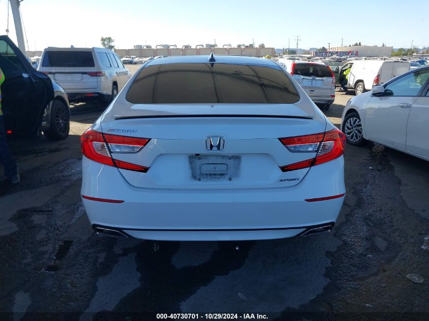 2021 Honda Accord Sport VIN: 1HGCV1F37MA000990 Lot: 40730701