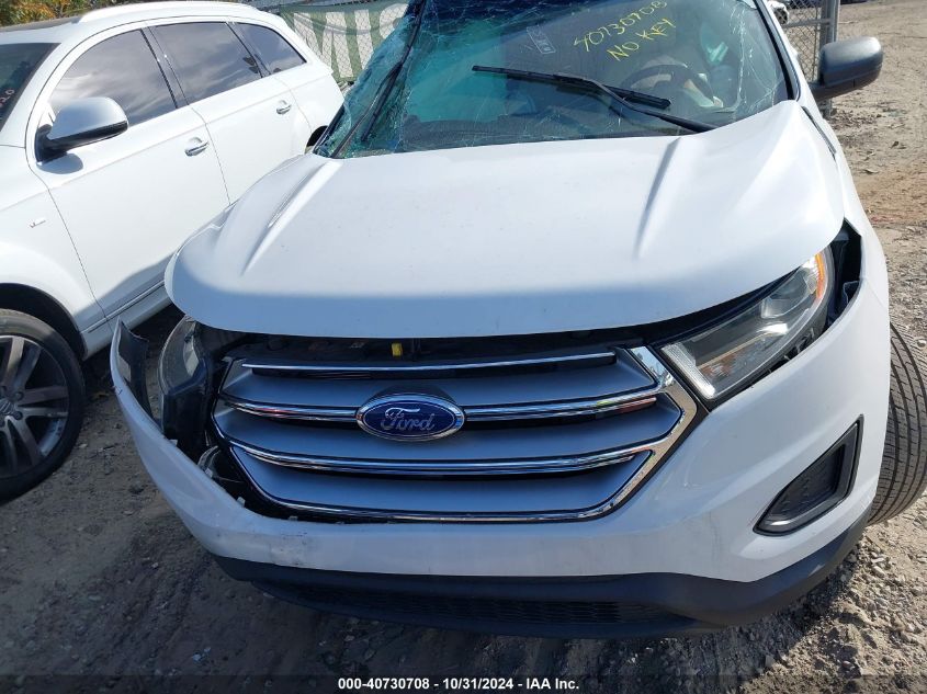 2017 Ford Edge Se VIN: 2FMPK3G90HBB02077 Lot: 40730708