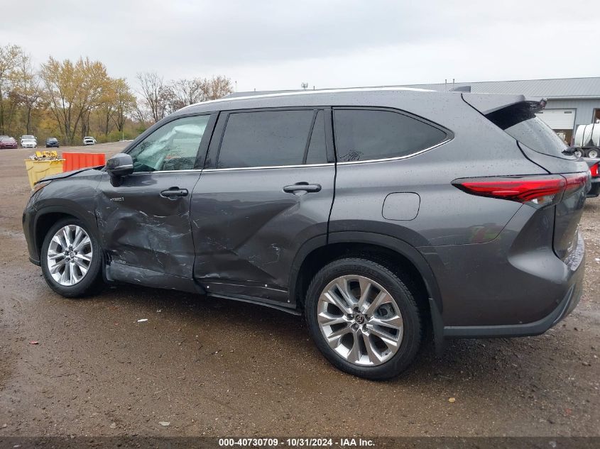 2021 Toyota Highlander Hybrid Limited VIN: 5TDXBRCH5MS534385 Lot: 40730709