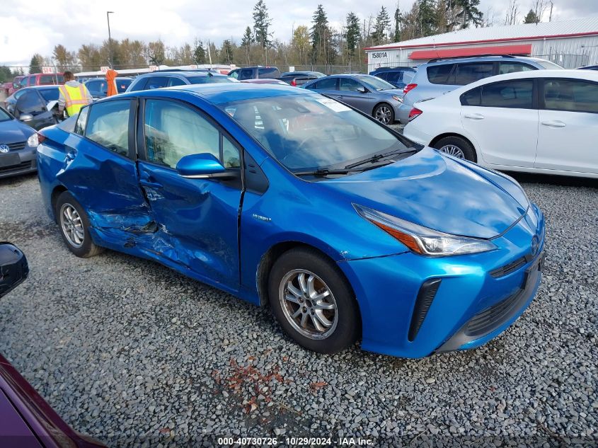 2019 Toyota Prius L Eco VIN: JTDKARFU4K3087892 Lot: 40730726