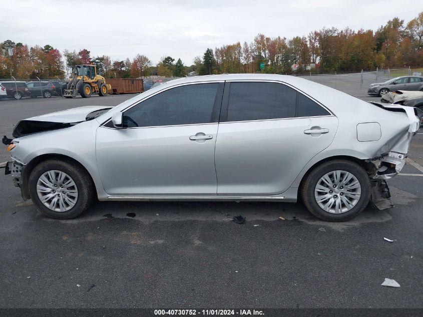 2012 Toyota Camry Le VIN: 4T1BF1FK4CU002127 Lot: 40730752