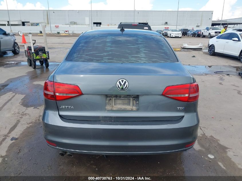 2015 Volkswagen Jetta Tdi VIN: 3VWLA7AJ4FM423967 Lot: 40730763